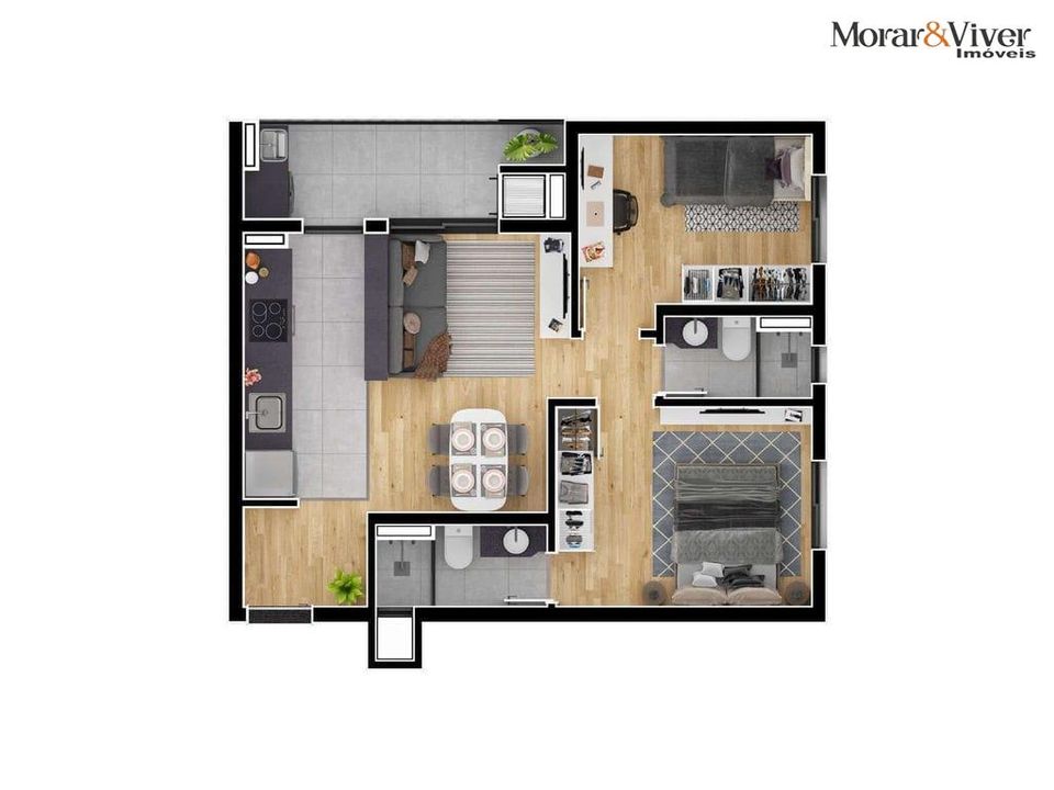 Apartamento à venda com 2 quartos, 61m² - Foto 14