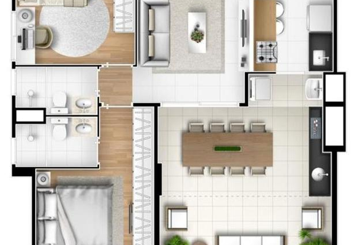 Apartamento à venda com 2 quartos, 60m² - Foto 6