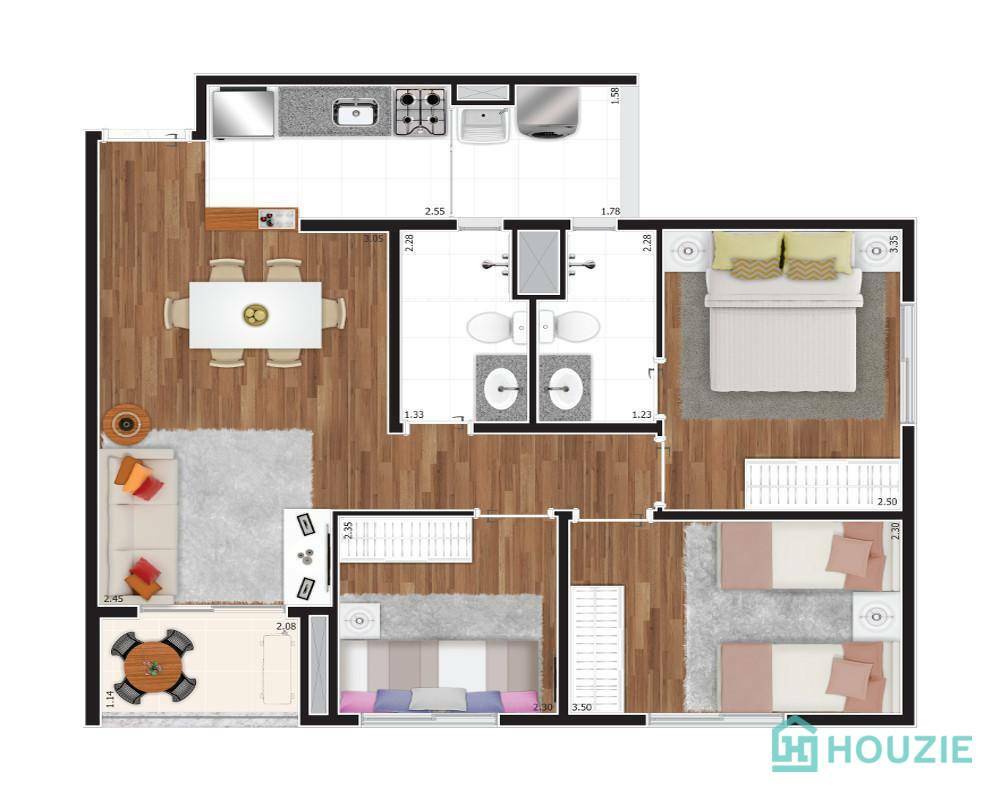 Apartamento à venda com 2 quartos, 48m² - Foto 19