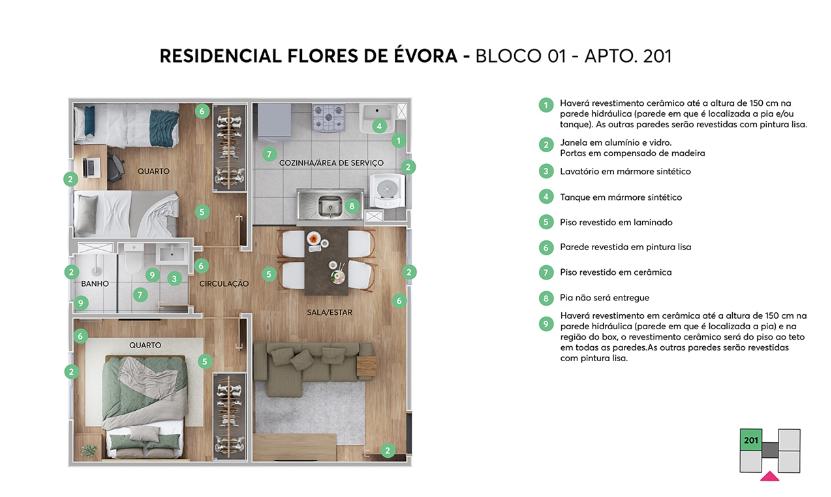 Apartamento à venda com 2 quartos, 40m² - Foto 15