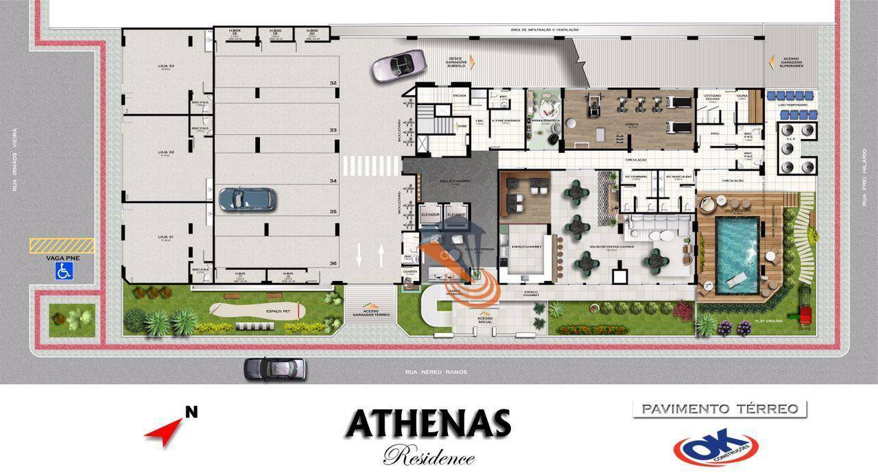 Apartamento à venda com 3 quartos, 104m² - Foto 4