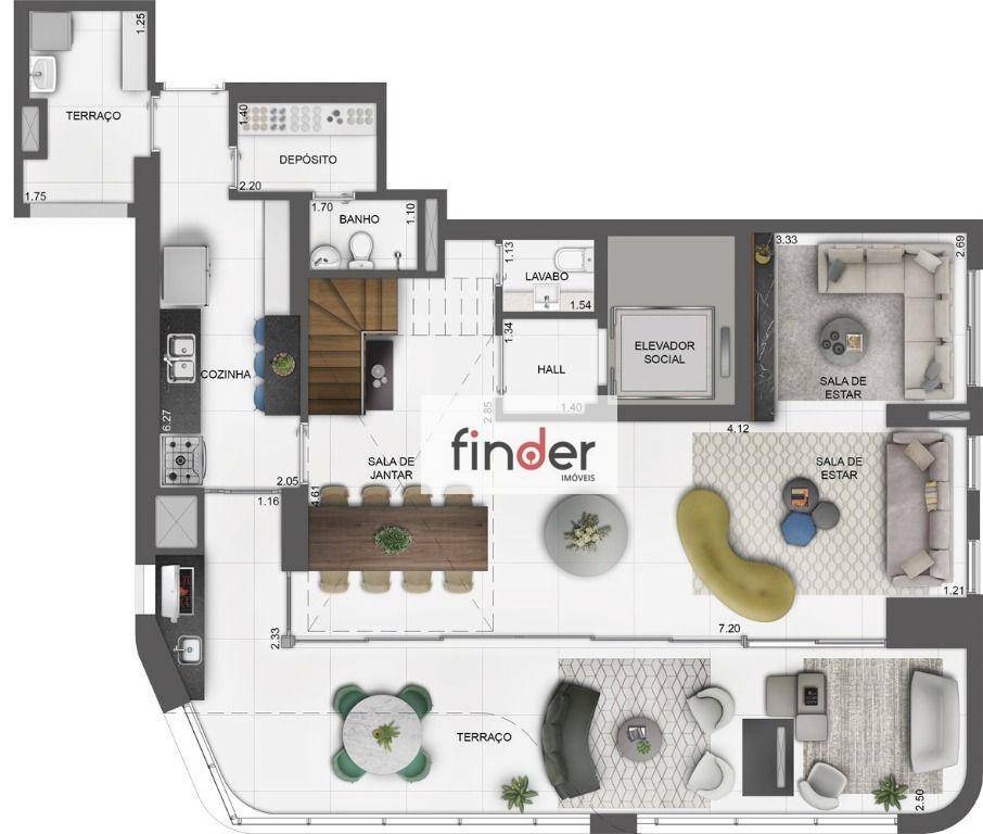 Cobertura à venda com 3 quartos, 213m² - Foto 30