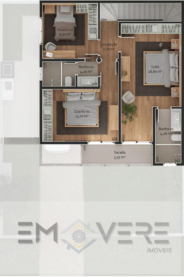 Casa de Condomínio à venda com 3 quartos, 154m² - Foto 8