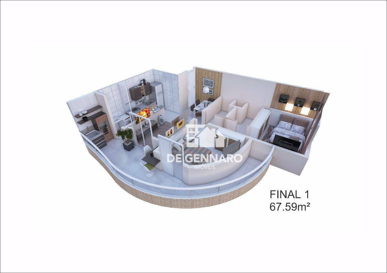 Apartamento à venda com 1 quarto, 42m² - Foto 15