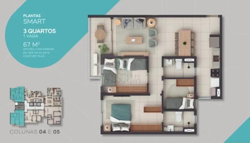 Apartamento à venda com 3 quartos, 67m² - Foto 5