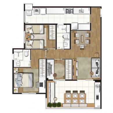 Apartamento à venda com 3 quartos, 82m² - Foto 5