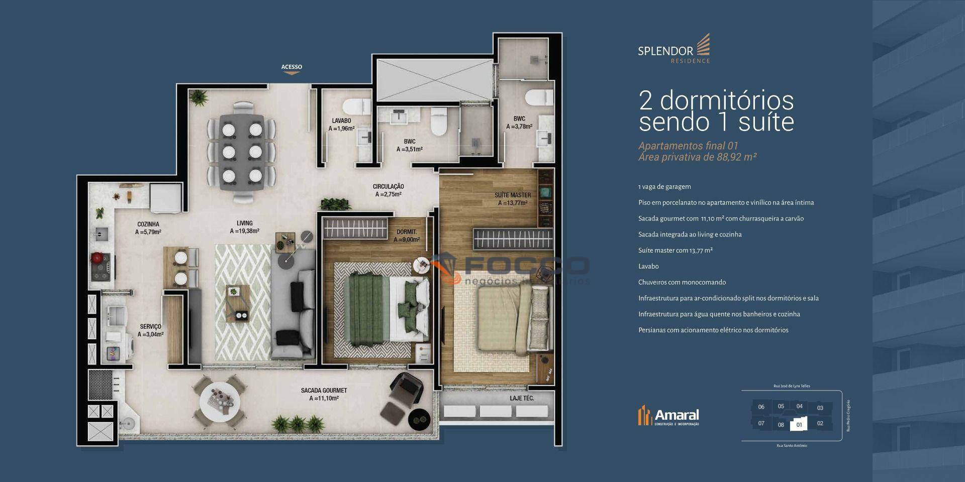 Apartamento à venda com 3 quartos, 134m² - Foto 16