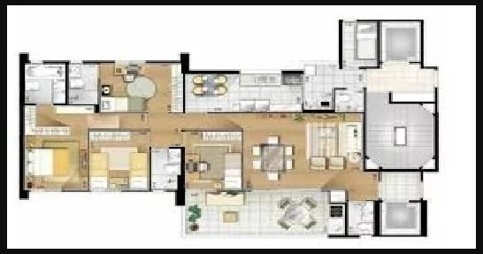 Apartamento à venda com 3 quartos, 135m² - Foto 2