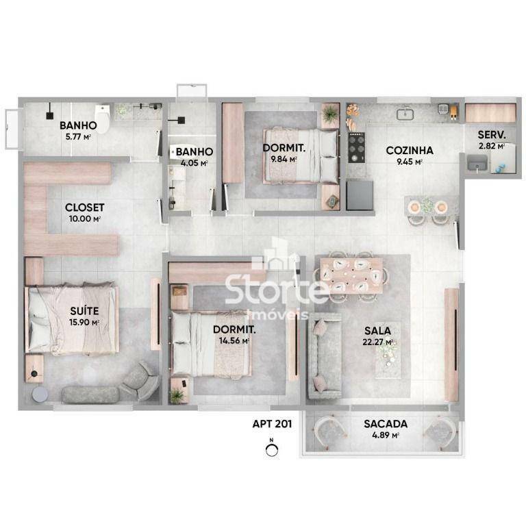 Cobertura à venda com 3 quartos, 230m² - Foto 2