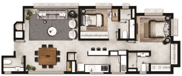 Cobertura à venda com 3 quartos, 158m² - Foto 2