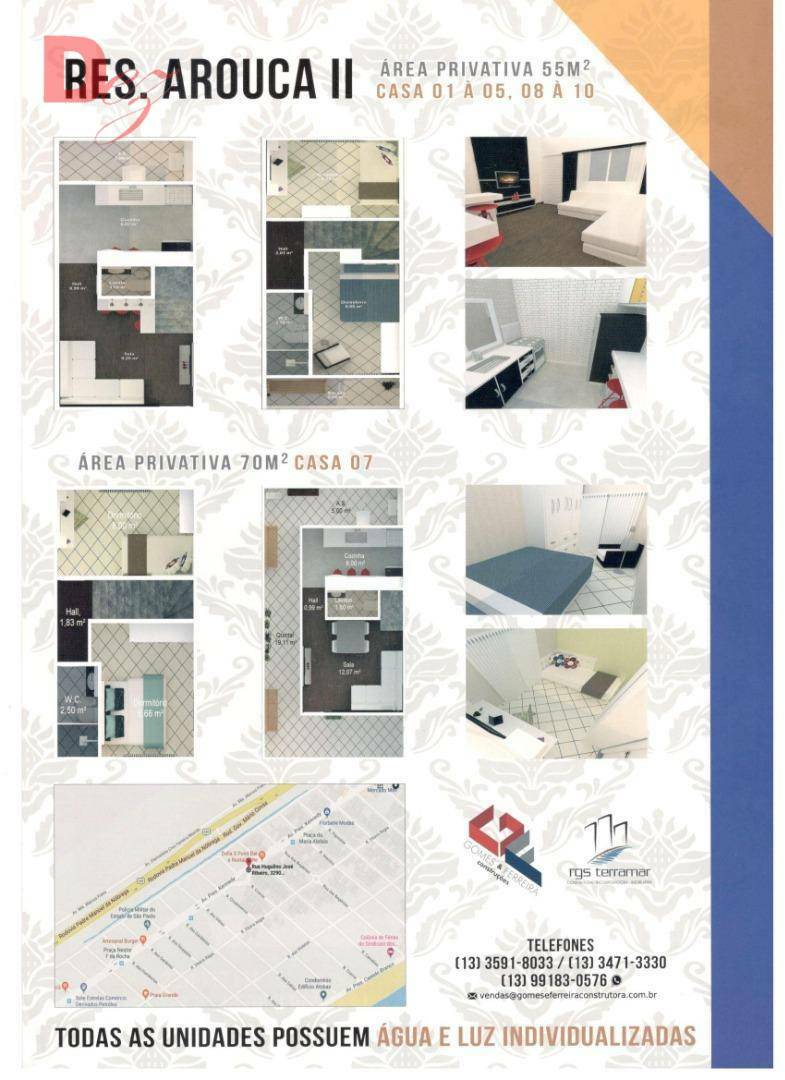 Casa, 2 quartos, 53 m² - Foto 1