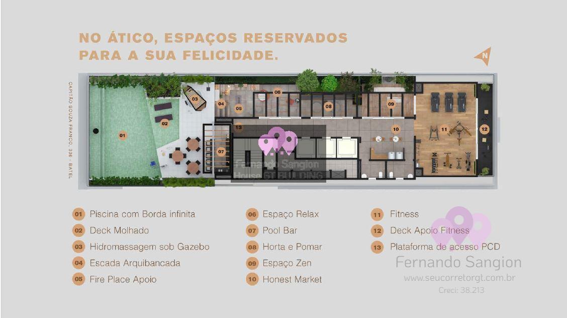 Apartamento à venda com 1 quarto, 54m² - Foto 16