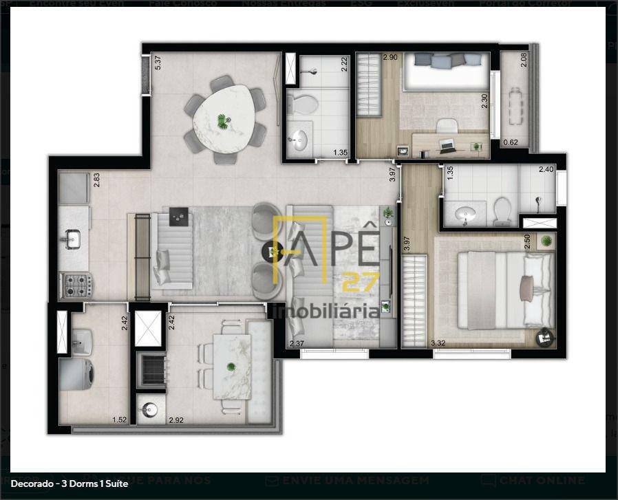 Apartamento à venda com 2 quartos, 64m² - Foto 28