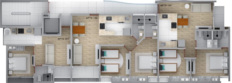 Apartamento à venda com 2 quartos, 56m² - Foto 8