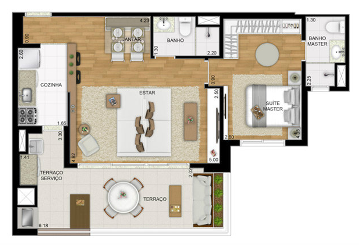 Apartamento à venda com 2 quartos, 68m² - Foto 15