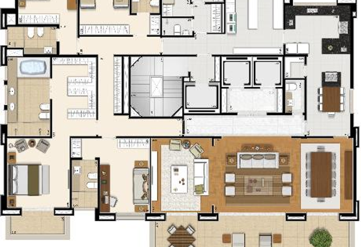 Apartamento à venda com 4 quartos, 440m² - Foto 3