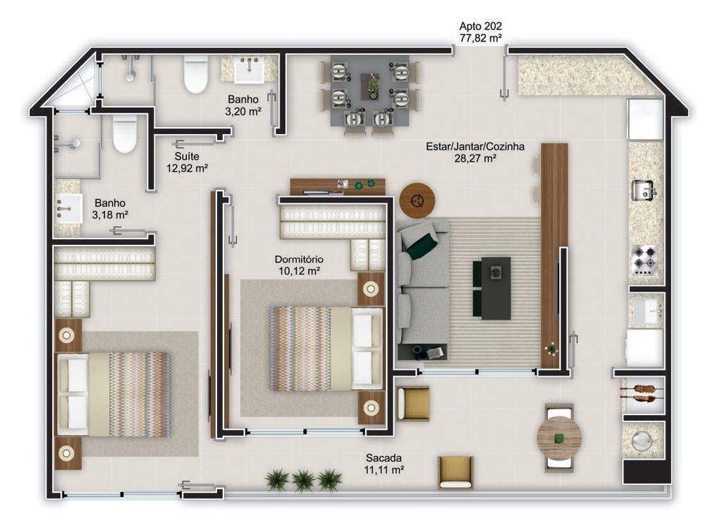 Cobertura à venda com 2 quartos, 107m² - Foto 22