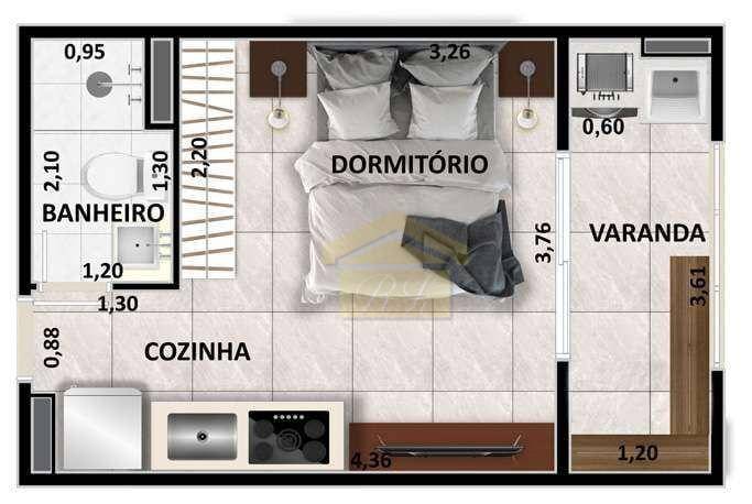 Apartamento à venda com 1 quarto, 28m² - Foto 24