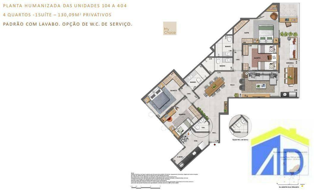 Apartamento à venda com 4 quartos, 136m² - Foto 19