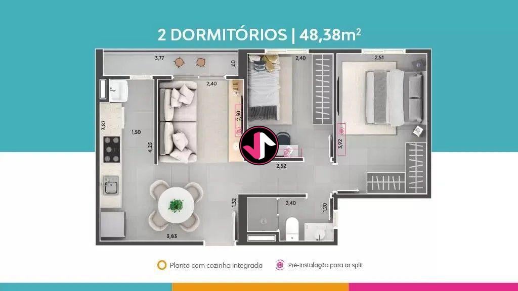 Apartamento à venda com 2 quartos - Foto 12