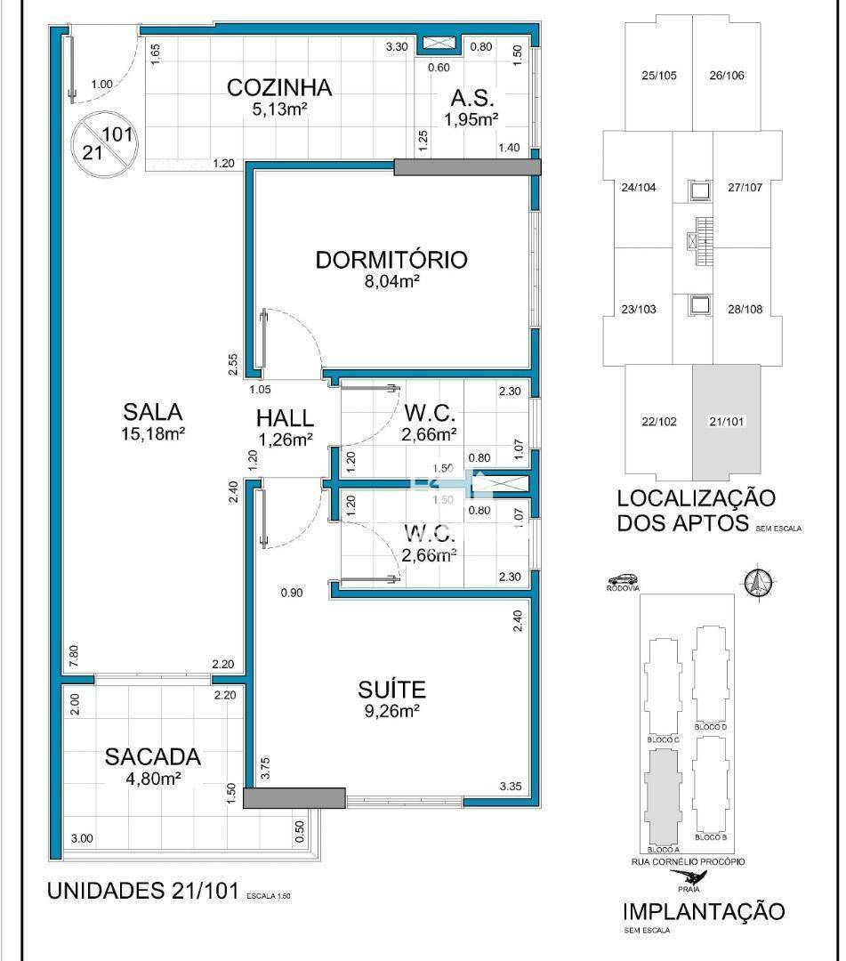 Apartamento à venda com 2 quartos, 60m² - Foto 17