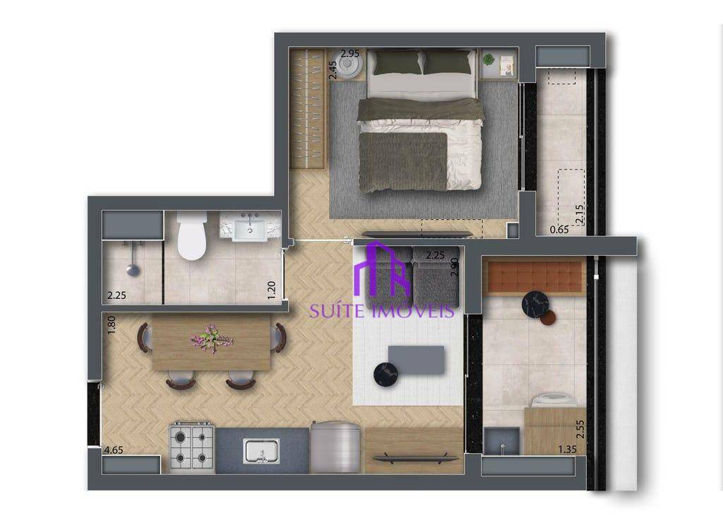 Apartamento à venda com 1 quarto, 32m² - Foto 26