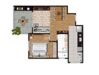 Apartamento à venda com 2 quartos, 76m² - Foto 9