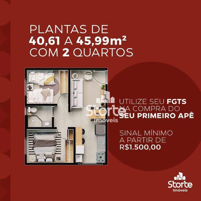 Apartamento à venda com 2 quartos, 40m² - Foto 8