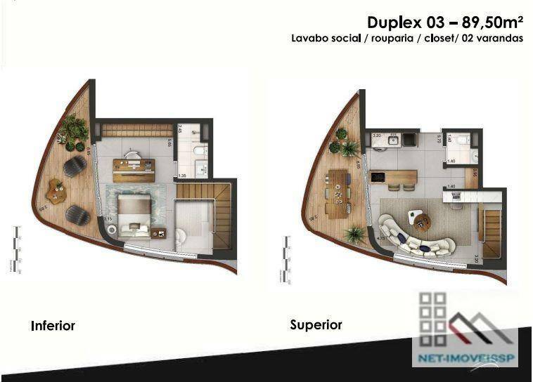 Cobertura à venda com 1 quarto, 89m² - Foto 38