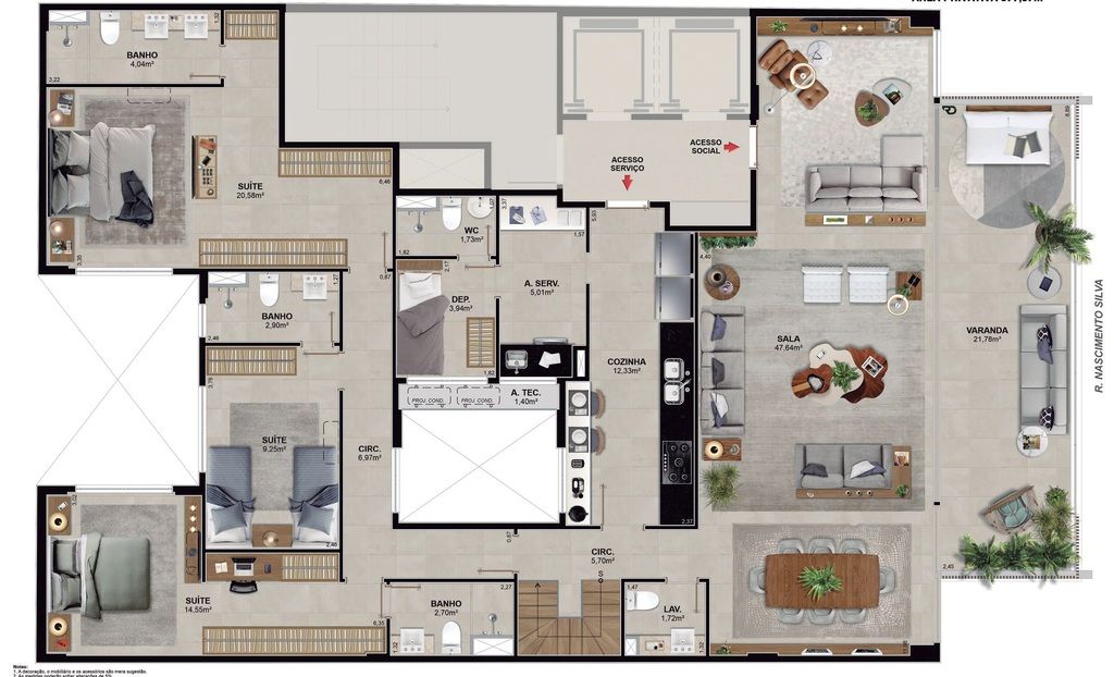 Apartamento à venda com 4 quartos, 205m² - Foto 22