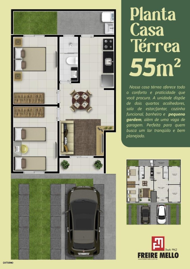 Casa à venda com 2 quartos, 55m² - Foto 9