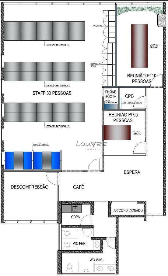 Conjunto Comercial-Sala para alugar, 220m² - Foto 22