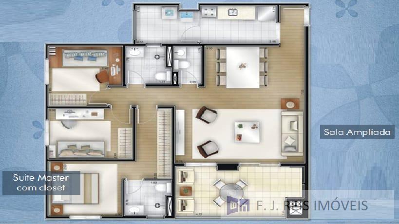 Apartamento à venda com 3 quartos, 103m² - Foto 22