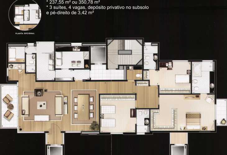 Apartamento à venda com 3 quartos, 439m² - Foto 2