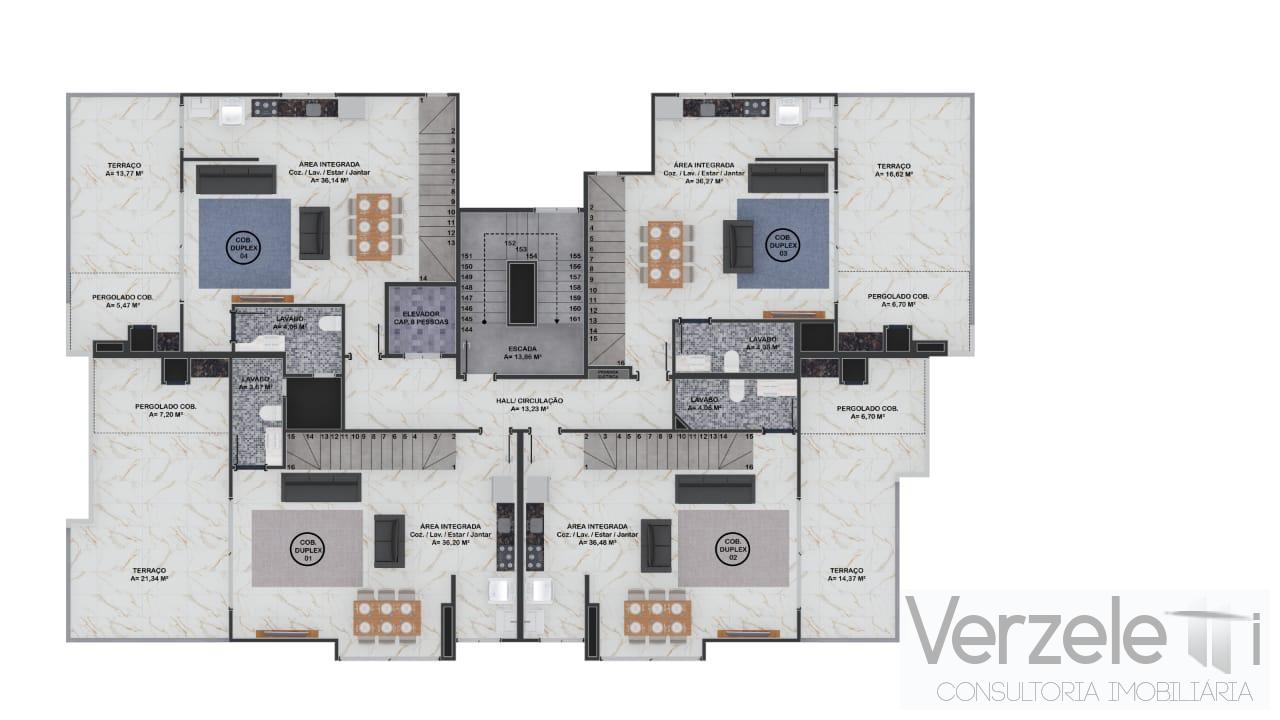 Apartamento à venda com 2 quartos, 69m² - Foto 6