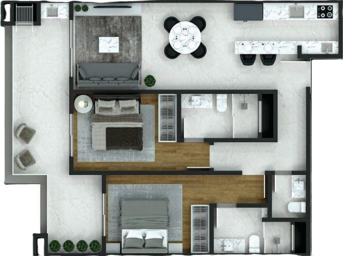 Apartamento à venda com 2 quartos, 102m² - Foto 42