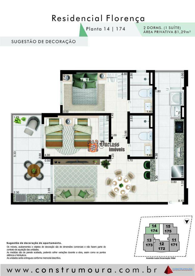 Apartamento à venda com 2 quartos, 81m² - Foto 3