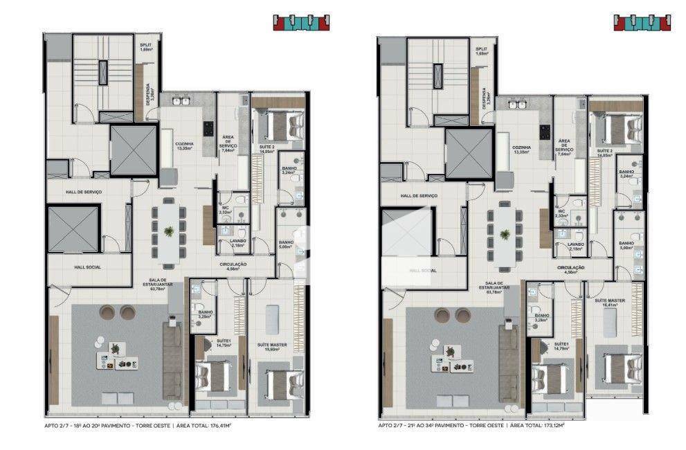 Apartamento à venda com 3 quartos, 156m² - Foto 17