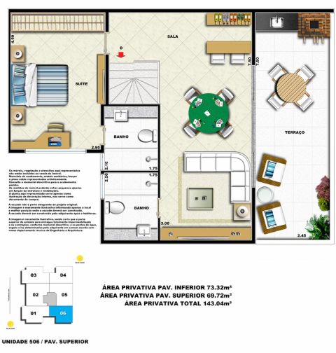 Apartamento à venda com 2 quartos, 73m² - Foto 19