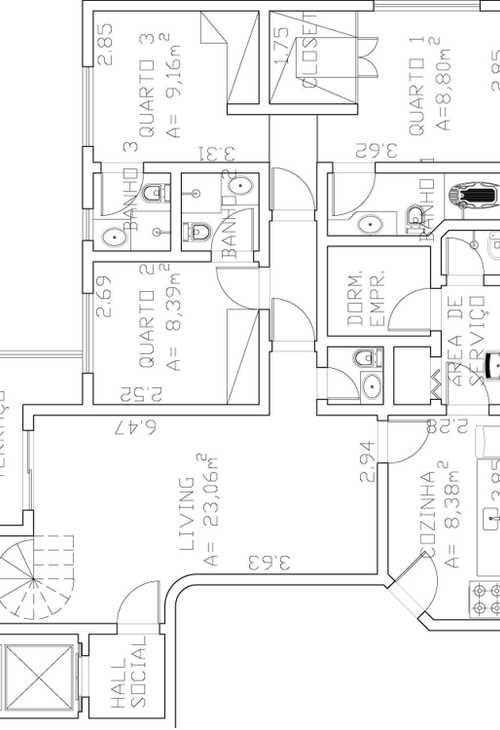 Apartamento à venda com 3 quartos, 105m² - Foto 8