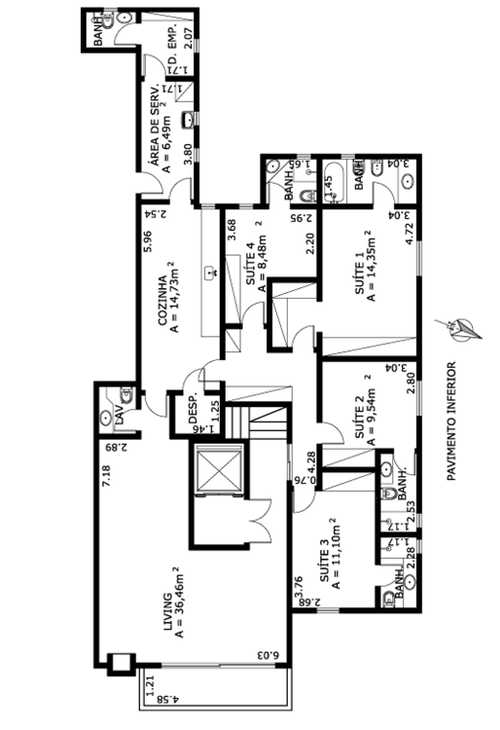 Apartamento à venda com 4 quartos, 160m² - Foto 7