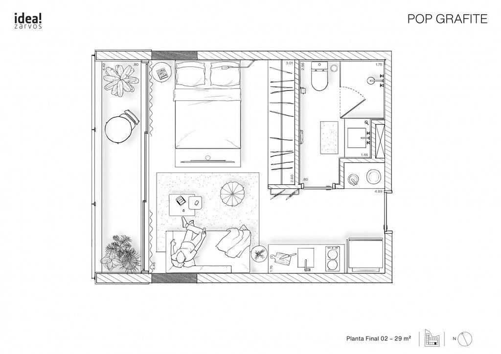 Kitnet e Studio à venda com 1 quarto, 29m² - Foto 7