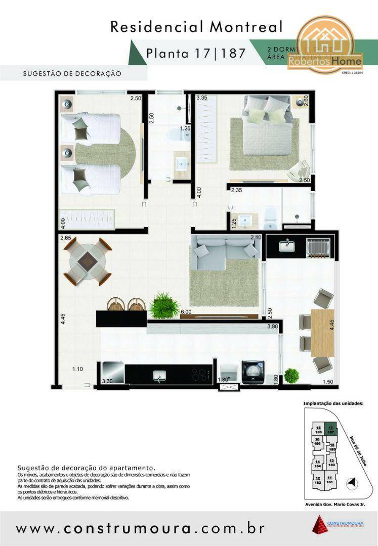 Apartamento à venda com 2 quartos, 67m² - Foto 18