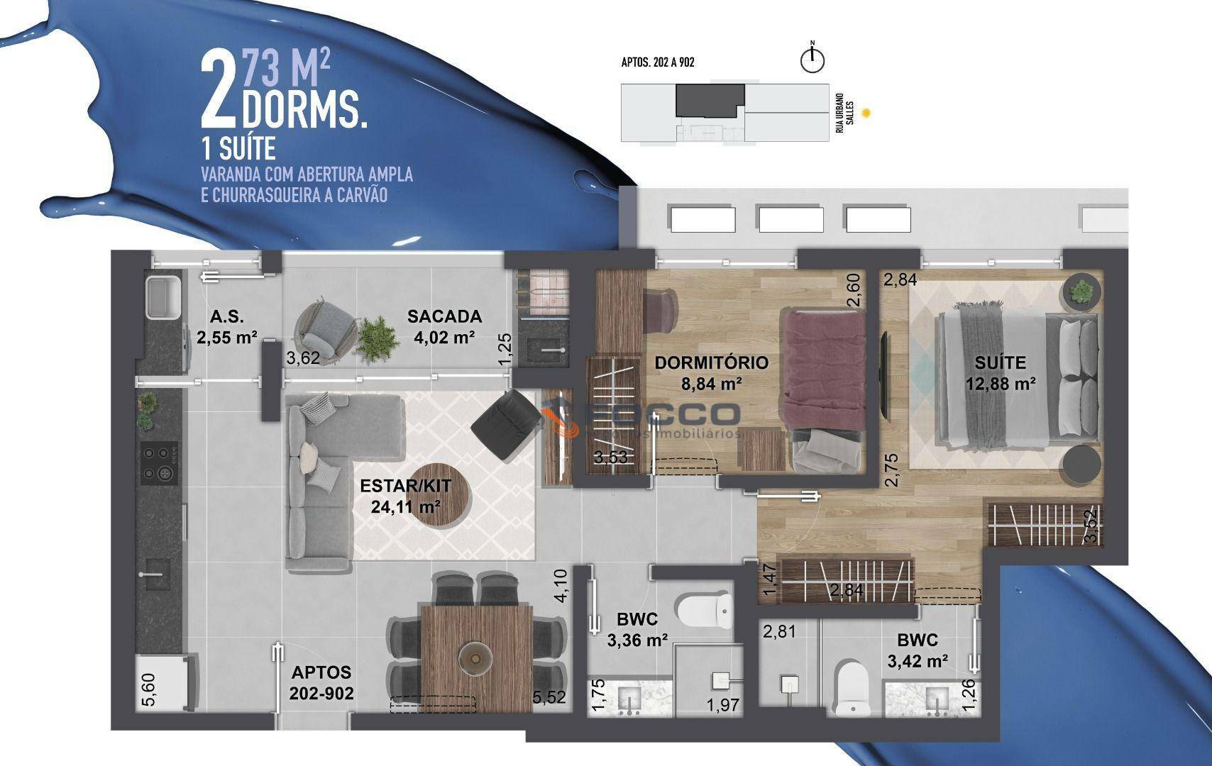 Apartamento à venda com 3 quartos, 107m² - Foto 15