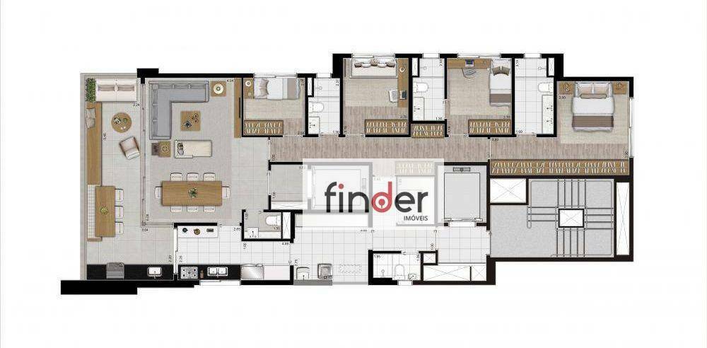 Apartamento à venda com 3 quartos, 170m² - Foto 33