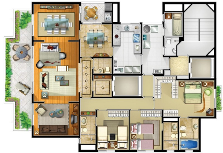 Apartamento à venda com 3 quartos, 173m² - Foto 8