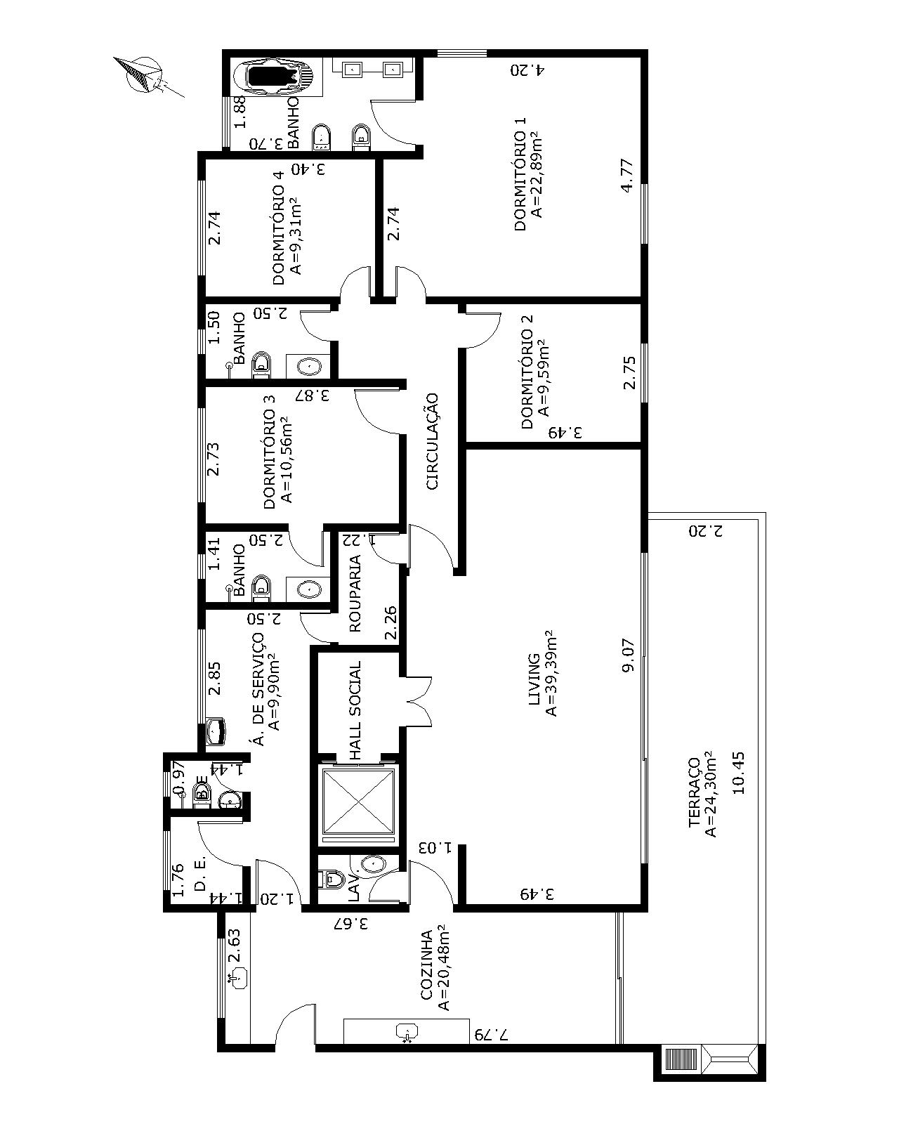 Apartamento à venda com 4 quartos, 211m² - Foto 11