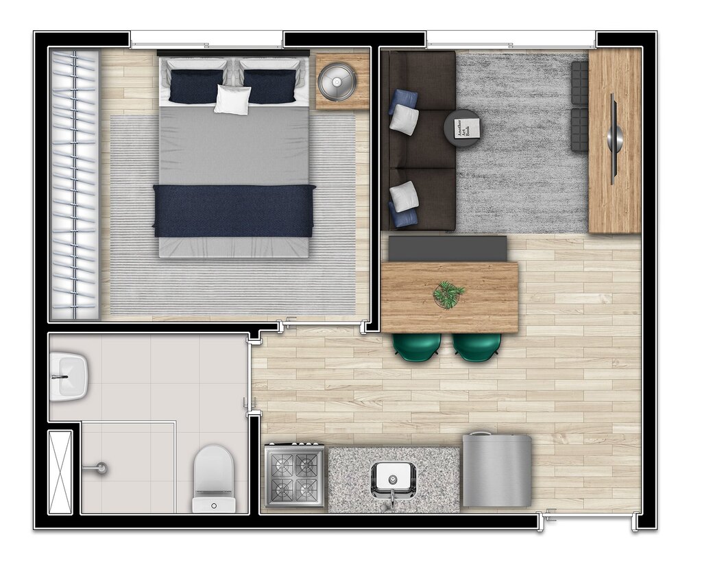 Apartamento à venda com 1 quarto, 257m² - Foto 10