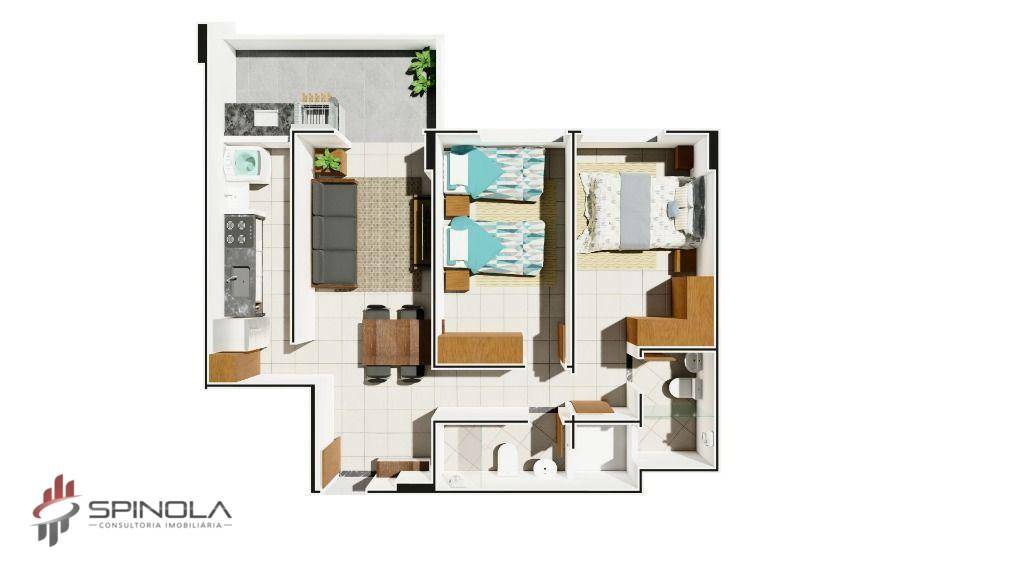 Apartamento à venda com 2 quartos, 61m² - Foto 12