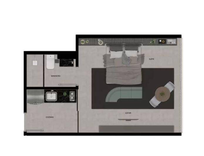 Apartamento à venda com 1 quarto, 30m² - Foto 34